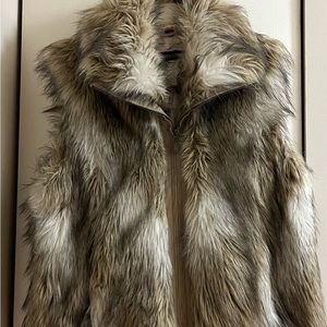 Pamela McCoy Faux Fur Vest